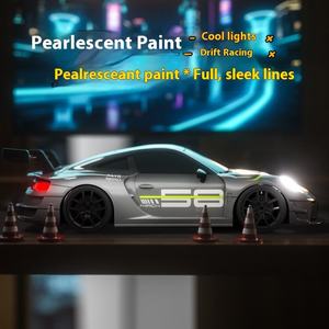 Auto <span class=keywords><strong>RC</strong></span> Mini da Corsa e <span class=keywords><strong>Drift</strong></span>, Modello in Scala 1:24, 2.4G, Set Completo di Luci, Telecomando per Corse Indoor, Produttore - Product Image 4