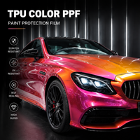 1 Rouleau de Film de Protection de Peinture (PPF) TPU Auto-Réparant Couleur d'Essai 7,5 Mil pour Installateurs de PPF