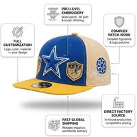 Gorra Snapback Deportiva Estilo Era con Logotipo Personalizado al por Mayor, Bordado 3D de los Cuatro Grandes 2026, OEM/ODM, para Moda Urbana