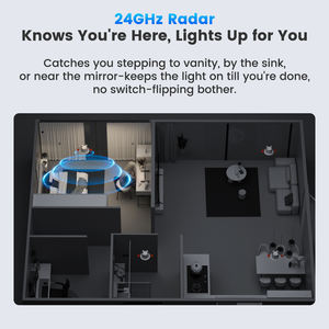 GIRIER Tuya ZigBee AC90-240V WiFi, detektor gerakan beban 2200W Sensor kehadiran manusia cerdas terpasang di langit-langit - Product Image 6