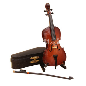 <span class=keywords><strong>Mini</strong></span>-cello décoratif fourni par le fabricant, étui inclus, vente en gros, cadeaux de Noël, instruments de musique pour enfants - Product Image 5