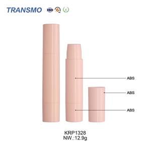 Envase de Bálsamo Labial Redondo de Plástico de Lujo, Envase de Barra de Colorete, Tubo de Lápiz Labial, Envase de Color Claro Personalizado para Bálsamo Labial y Colorete - Product Image 2