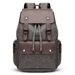 BEARKY Vintage Mochila <span class=keywords><strong>de</strong></span> lona para hombres Mochila <span class=keywords><strong>de</strong></span> <span class=keywords><strong>viaje</strong></span> para computadora portátil Venta al por mayor OEM/ODM Fábrica - Product Image 2