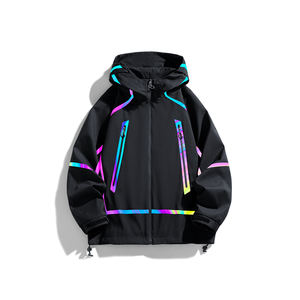 Veste de pêche personnalisée avec logo, nouvelle collection automne-hiver, en softshell fin et rembourrée en velours, respirante, coupe-vent et imperméable. - Product Image 1