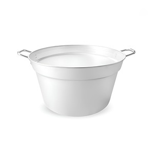 Chaudière en aluminium 53LT DIAM. 60 H.34CM AVEC POIGNÉES EN ACIER INOXYDABLE - Product Image 1