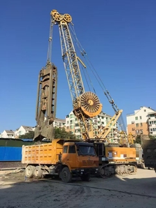 USED Germany Liebherr HS-855HD Wall Grab Sumi HITA LS-118 LS-218 LS-528 50t 80t SCX2500 HS855HD 90 Tons Crawler <b>Crane</b> - Product Image 5