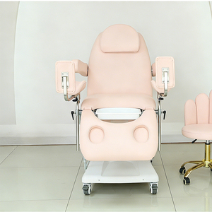 Mesa de Examen Ginecológico Eléctrica Portátil de Metal Resistente con 4 Motores, Silla Obstétrica para <span class=keywords><strong>Centro</strong></span> Médico - Product Image 3
