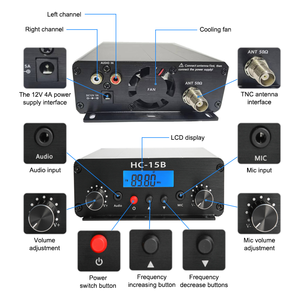 15W FM phát sóng truyền đài phát thanh tầm xa chuyên nghiệp - Product Image 5