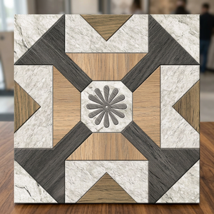 Carreaux de sol en céramique antidérapants de style marocain rustique, 12x12 pouces, imprimés numériquement avec un motif onyx, qualité d'exportation - Product Image 2