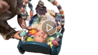 Tapis de jeu musical et éducatif pour bébé 6M+ avec piano lumineux et tapis d'exercice souple, épaisseur 2cm