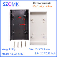 SZOMK Petit abs boîtiers en plastique AK-S-02 95*55*23mm de poche instrument boîte pour des consommateurs électronique devicesplastic boîte de rangement