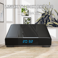 Boîtier TV Linux Quad-core avec 4 Go de RAM et mémoire optionnelle Dispositif de lecteur multimédia HD Décodeur populaire