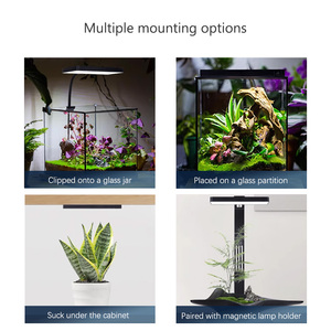 Tuần Aqua RGB + UV New chế độ quang phổ Mini 9 Pro Bluetooth app điều khiển nước ngọt aquascaping nhà máy Aquarium LED ánh sáng - Product Image 6