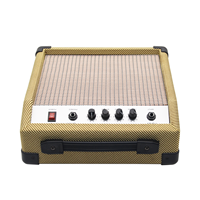 Amplifier Bass PB-20 dengan Equalizer 3 Band, Bass, Middle, Treble, Kabinet Tweed Vintage untuk Gitar Bass Elektrik