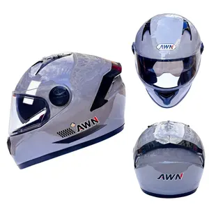 Dubbele Lens Abs Eps Off-Road Motorhelm Voor Volwassen Unisex Elektrische Motorhelmen Accessoires Leverancier