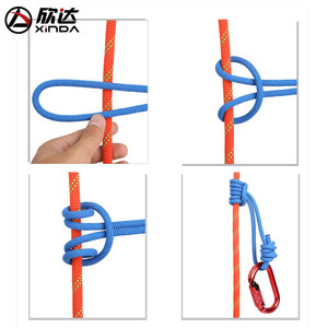 Cuerda de nudo prusiano Xinda, azul, de seda DuPont, para escalada, descenso y protección. - Product Image 5