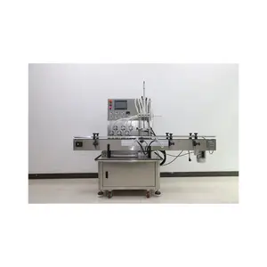 Automatic Monoblock Desktop Essential Oil Dropper Bottle Liquid Filling Capping Machine With Bottle Sorter