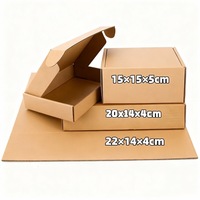 Cajas de Envío de Cartón Corrugado Reciclable con Impresión Grande, Diseño de Logotipo/Gráfico Personalizado en Relieve para Embalaje de Regalos