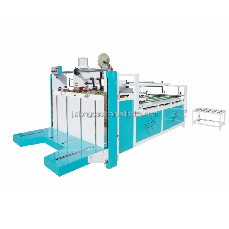 Máquina De Fazer Caixa De Papelão Máquina De Colagem Dobrável Automática Completa Máquina Gluer Pasta De Caixa Ondulada