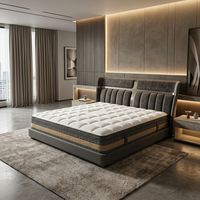 Luxus-Matratze Moderne Umweltfreundliche Naturlatex-Hybridmatratze mit Taschenfederkern für Hochwertige Hotel- und Villenprojekte