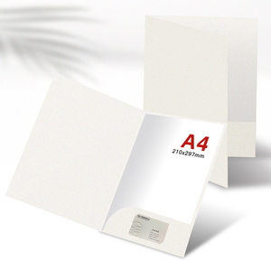 Carpeta de papel Kraft A4 Papel Inserción única Tipo de inserción doble Acuerdo DE COOPERACIÓN Bolsa de documentos Clip de oficina LOGOTIPO personalizado - Product Image 4