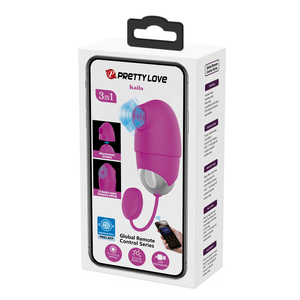 PRETTY LOVE Vibrator untuk Wanita Stimulator Titik G dan Klitoris 10 Fungsi Getaran Kontrol Jarak Jauh via Aplikasi Mobile USB Dapat Diisi Ulang - Product Image 6