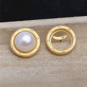 Support d'accessoires DIY en argent S925 pour boucles d'oreilles à perle, 5707 trous, boucles d'oreilles à perle vides pour la création de bijoux de mode - Product Image 1