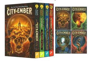 4 Volume One Set Edición de Película popular Novela Story Book City Ember <span class=keywords><strong>para</strong></span> <span class=keywords><strong>adolescentes</strong></span> - Product Image 2