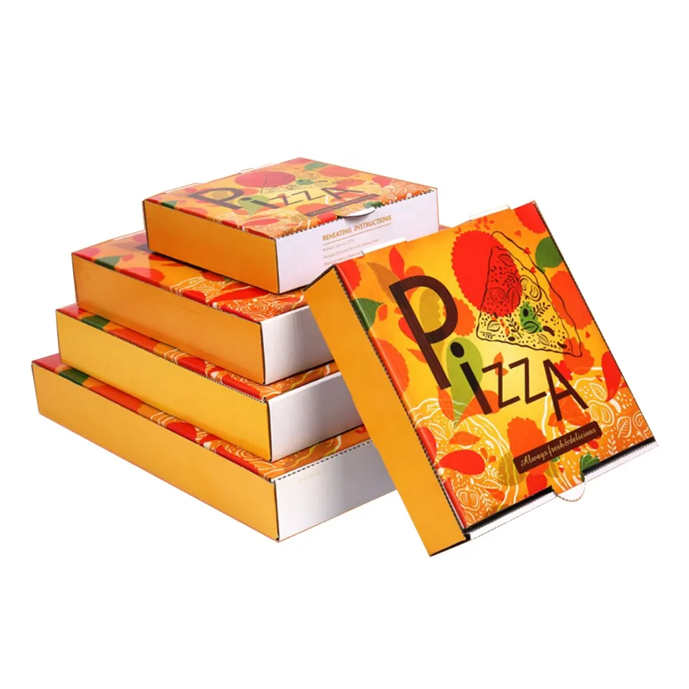 33 35 30 40 Inch food Package Carton Supplier Design Printed Folding Packing boxes Custom recyclable Pizza Boxes With Logo