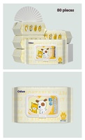 80 feuilles de lingettes humides douces sans rinçage pour animaux de compagnie taches de déchirure spéciales parties du corps nettoyage désodorisant produit ménager pour chats et chiens
