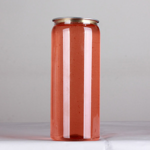 Botella de bebidas 2020 reciclada con tapa fácil de abrir, botella de plástico transparente personalizada, nueva - Product Image 1