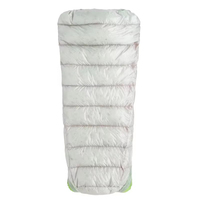 Coussin gonflable de camping ultraléger type momie 95% duvet de canard 850FP, draps, couvre-coussin, fermeture éclair pour temps froid, nylon, écologique, respirant