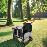 Probebi chariot de poussette en métal léger pour nourrissons tout-petits conception pliée pratique caractéristiques de sécurité grand tissu EVA PU nouveau bébé