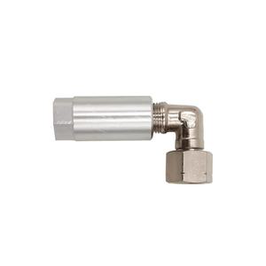 Adaptateur de jauge de pression de rail de carburant Zimakyfa, raccord pivotant à 90 degrés, en alliage d'aluminium OEM, argent/noir, garantie 1 an pour Ford - Product Image 3