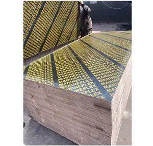 1 times 2 times hot-pressed black film faced plywood for concrete shuttering plywood