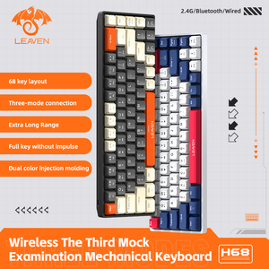 H68 E-Sports Teclado RGB Mecânico para Laptop Full <span class=keywords><strong>Key</strong></span> Hot Swap com Interruptor Vermelho Três Modo Laptop Gaming Teclados - Product Image 5
