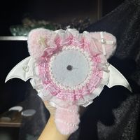 Tempat Penyimpanan Badge Elf Asli yang Cantik, Baki Badge Gumei Buatan Tangan dengan Renda yang Lucu, Dekorasi DIY untuk Tas Ita, Tersedia dalam Berbagai Warna