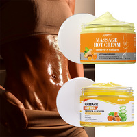 Crema caliente adelgazante para masajes, crema caliente de cúrcuma para masajes, gel de aloe vera, colágeno, reafirmante, hidratante, nutritivo, cuidado corporal diario