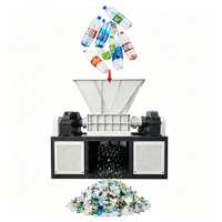 Broyeur de bouteilles en plastique haute efficacité pour la ligne de production de recyclage et de lavage des contenants d'eau et de boissons en PET
