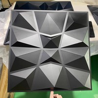 Panel Akustik Tahan Air Modern PVC 3D Panel Dinding Kedap Suara untuk Karavan, Gym, Spa, Dekoratif