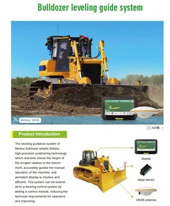 Système de guidage de nivellement pour bulldozer, double mode laser et contrôle par satellite, moteur de nivellement automatique haute précision, portée 5, 400 m - Product Image 3