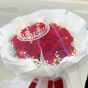 <span class=keywords><strong>D</strong></span>écoration de <span class=keywords><strong>gâteau</strong></span> couronne : Bouquet de perles et couronne demi-ronde pour <span class=keywords><strong>anniversaire</strong></span>, <span class=keywords><strong>d</strong></span>écorations de pâtisserie, bouquet couronne influenceur - Product Image 4