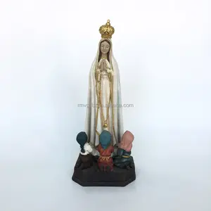 소장 가능한 새로운 수지 주문 제작 종교 장식 처녀 입상 폴리 수지 마리아 동상 가톨릭