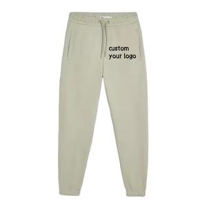 Pantalon de <span class=keywords><strong>jogging</strong></span> en molleton de coton pour hommes, nouveau pantalon à la mode à poignets élastiques longs, coupe ajustée, taille moyenne, pantalon personnalisé de style hip-hop OEM - Product Image 1