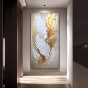 Quadro Moderno di Lusso di <span class=keywords><strong>Grandi</strong></span> <span class=keywords><strong>Dimensioni</strong></span> con Fiori <span class=keywords><strong>Dipinti</strong></span> Testurizzati, Decorazione da Parete per Soggiorno dietro al Divano o per Ingresso - Product Image 2