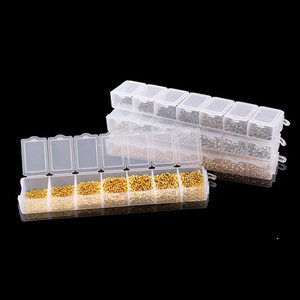 Alloy Spacer <b>Beads</b> <b>Set</b> 2mm 3mm 4mm For Jewelry Making DIY Crafting Accessories Multicolor Plated Beading Supplies - Product Image 4