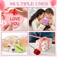 Almohadas de Peluche en Forma de Corazón para el Día de San Valentín 2026, Colores Dulces, Pequeñas Almohadas de Peluche para Regalos de Boda, Fiestas y Días Festivos