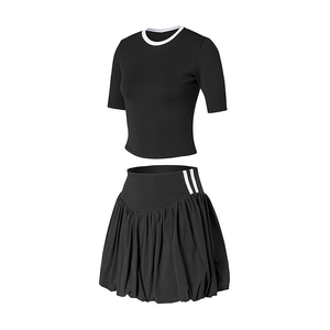 Neues Sommer-Tennisoutfit für Damen, Anpassbares Golf- und Badminton-Kurzarm-Fitness-Sportset - Product Image 4