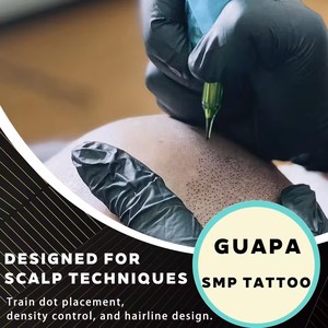 Guapa SMP Piel Sintética <span class=keywords><strong>de</strong></span> Cuero para Práctica <span class=keywords><strong>de</strong></span> <span class=keywords><strong>Micropigmentación</strong></span> Capilar y Tatuaje <span class=keywords><strong>de</strong></span> Trazos <span class=keywords><strong>de</strong></span> Pelo en Hombres Europeos - Product Image 6