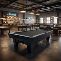 Table de billard américaine professionnelle de 9 pieds, qualité tournoi, avec système de retour de billes, pour club et bar